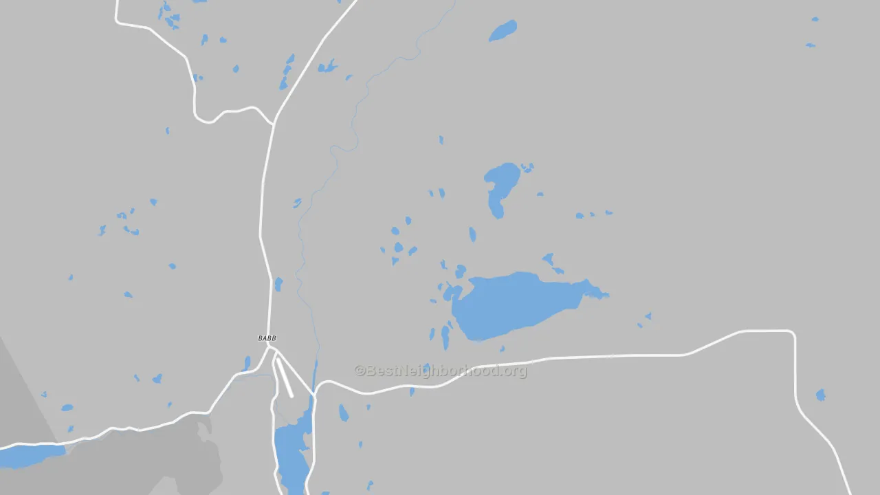 Transit Grade map of Babb, MT