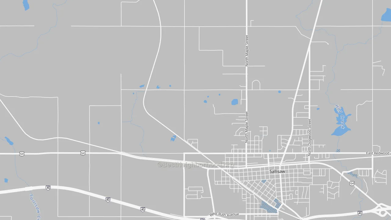 Transit Grade map of Badger Lee, OK