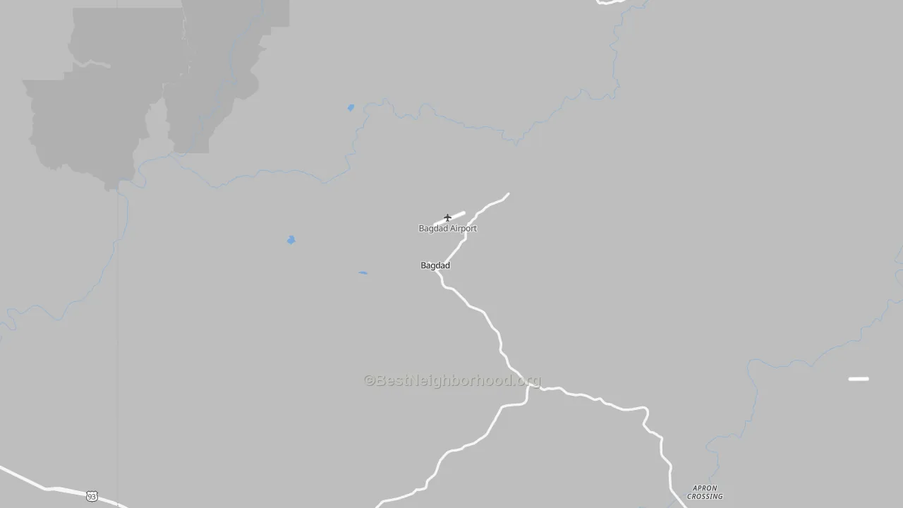 Transit Grade map of Bagdad, AZ