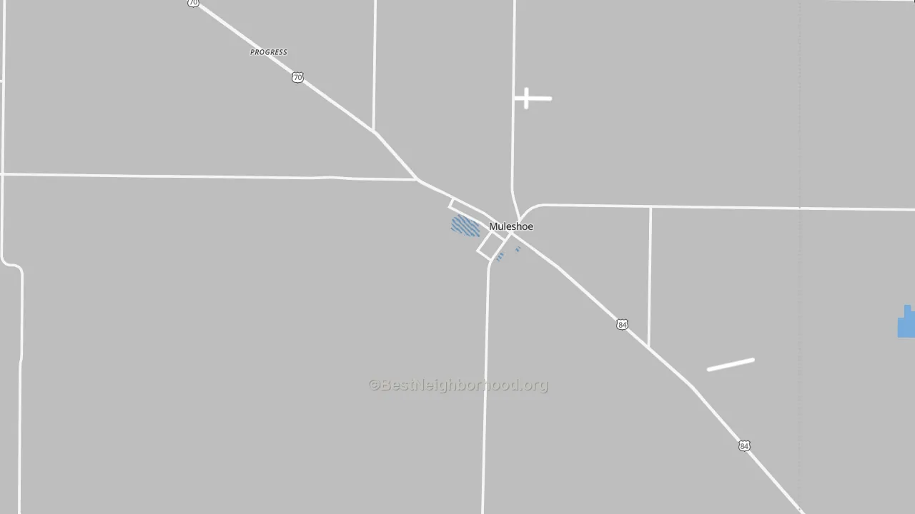 Transit Grade map of Bailey County, TX