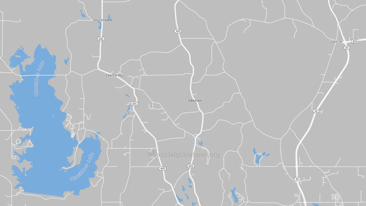 Transit Grade map of Bailey, MS