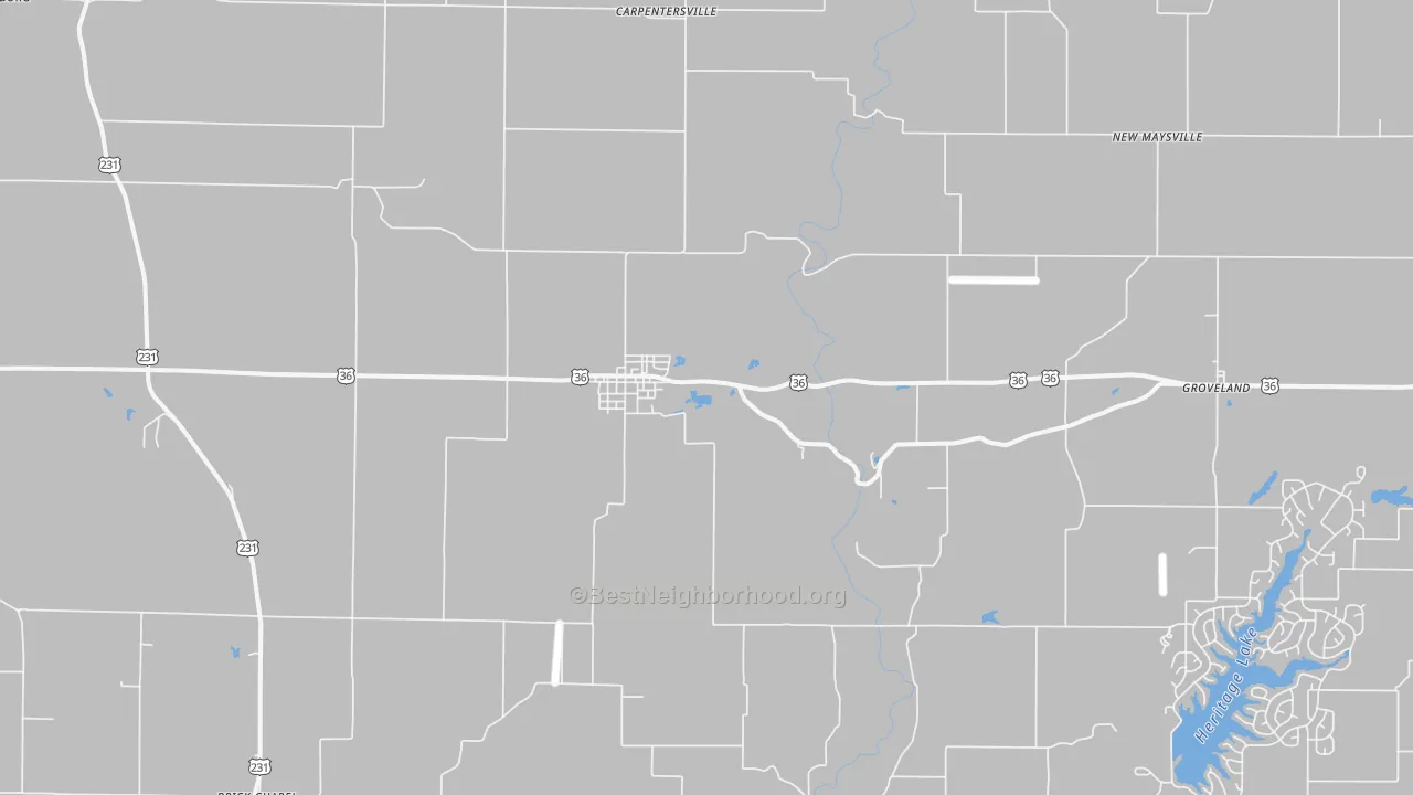 Transit Grade map of Bainbridge, IN