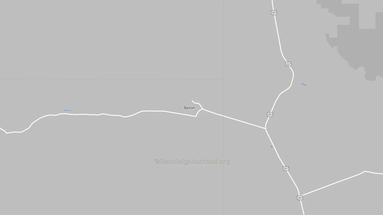 Transit Grade map of Bairoil, WY
