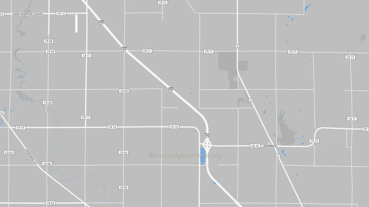 Transit Grade map of Baker, MN