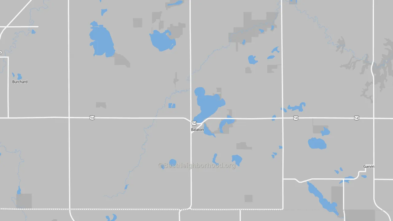 Transit Grade map of Balaton, MN