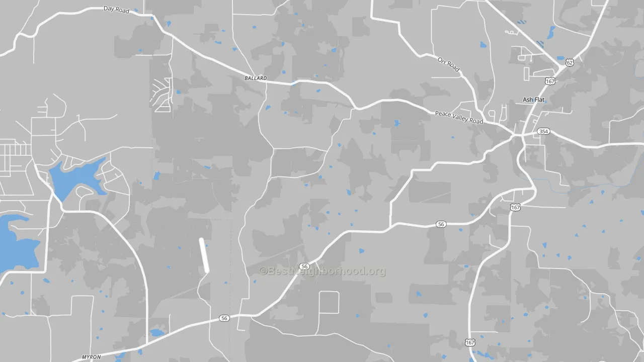Transit Grade map of Ballard, AR