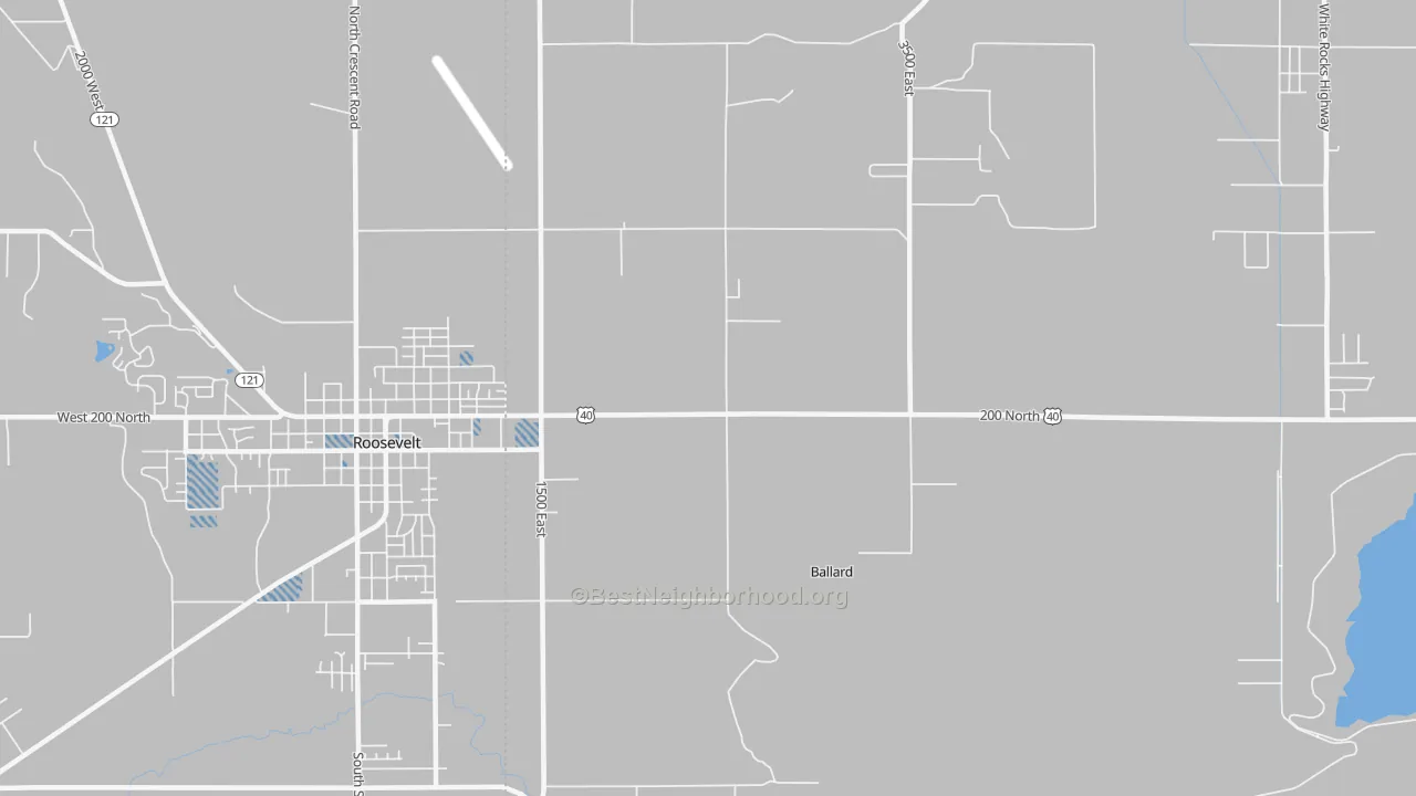 Transit Grade map of Ballard, UT