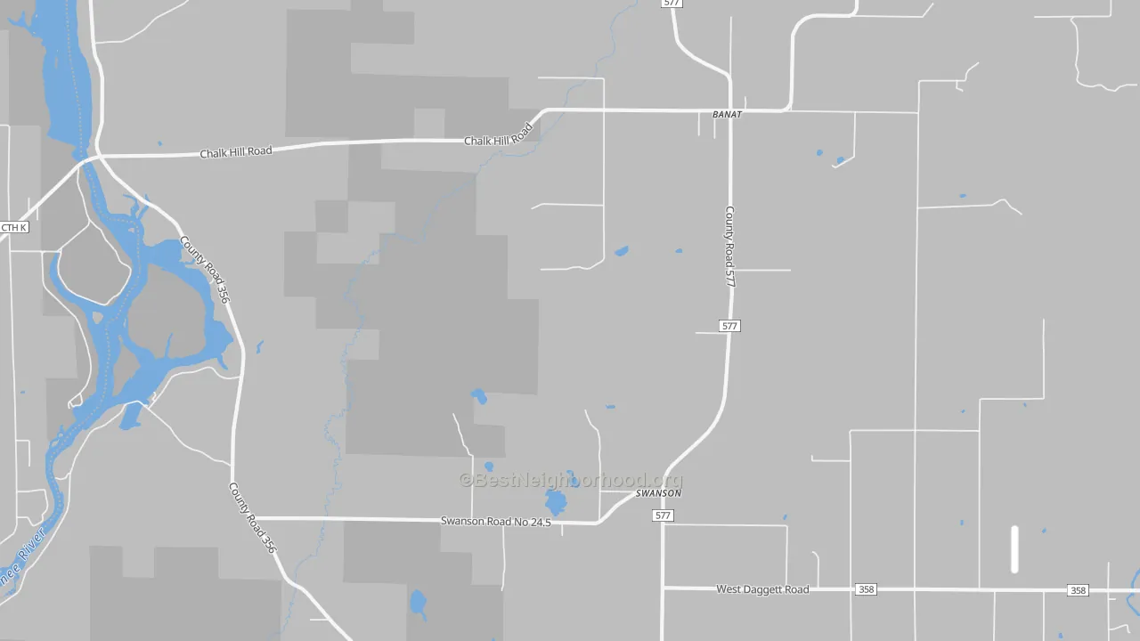 Transit Grade map of Banat, MI