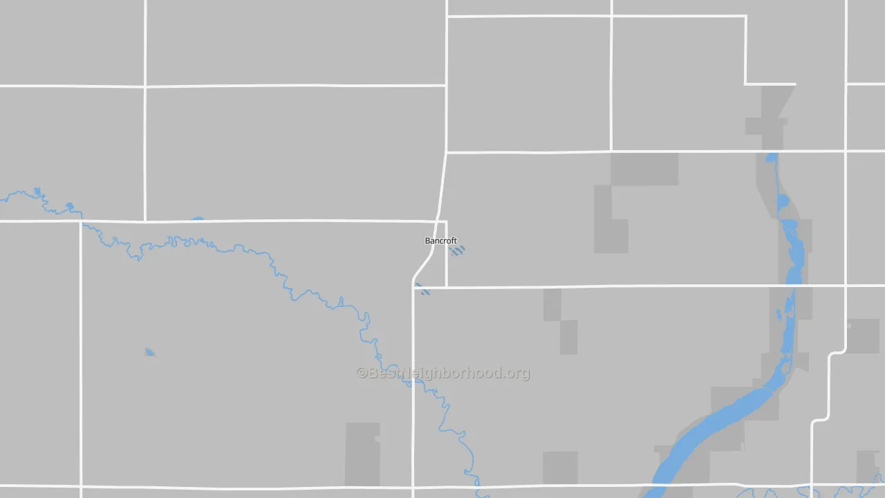 Transit Grade map of Bancroft, IA