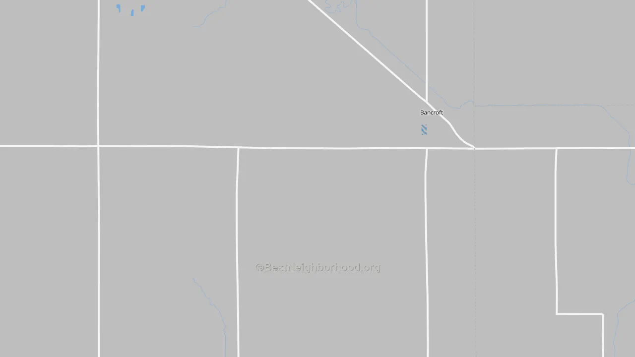 Transit Grade map of Bancroft, NE