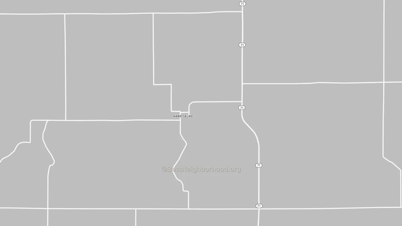 Transit Grade map of Banner County, NE