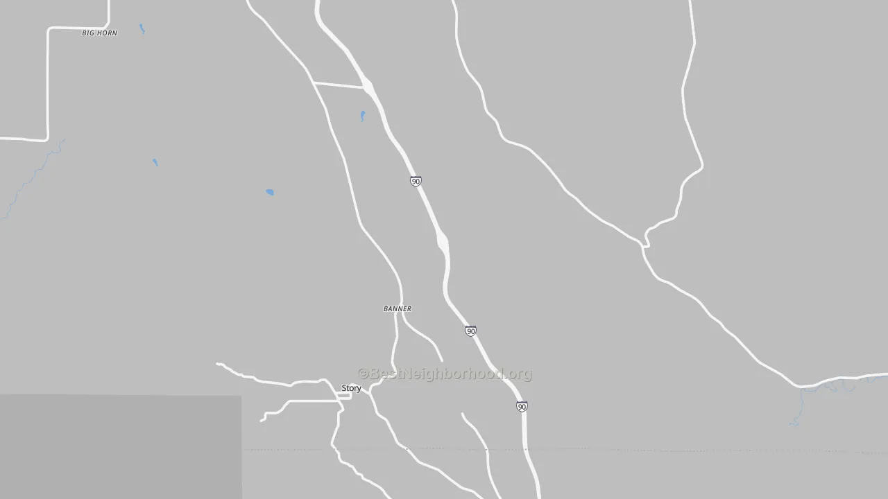 Transit Grade map of Banner, WY