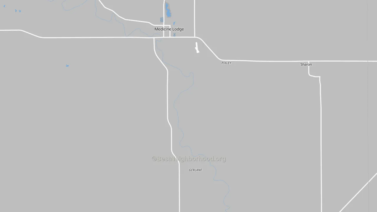 Transit Grade map of Barber County, KS