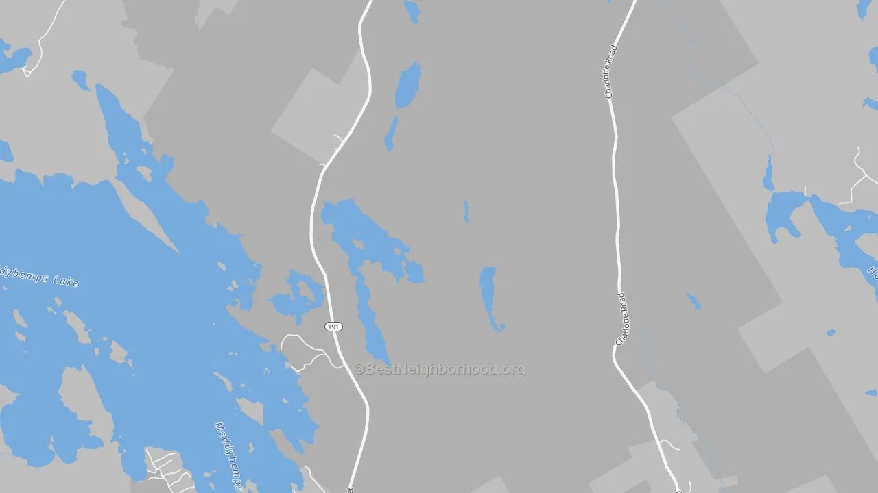 Transit Grade map of Baring, ME