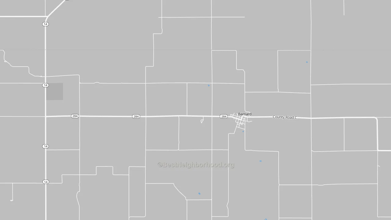 Transit Grade map of Barnard, KS
