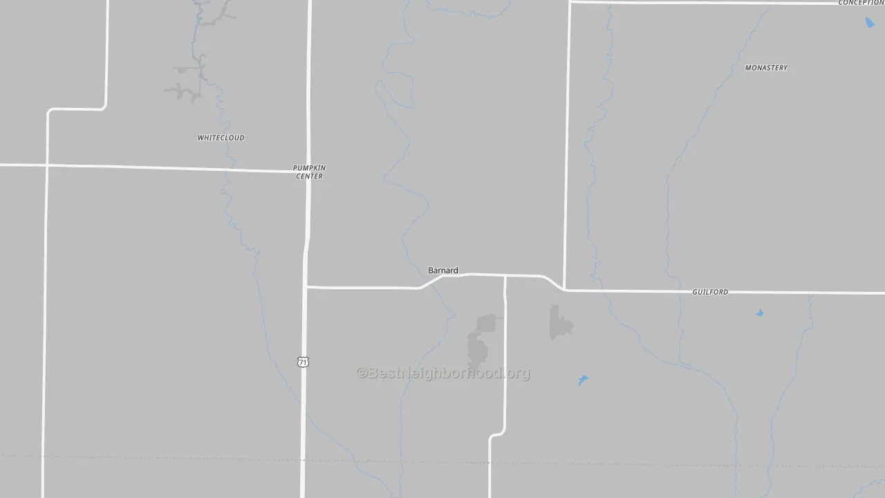 Transit Grade map of Barnard, MO