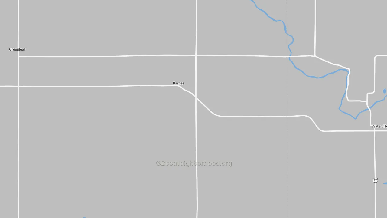 Transit Grade map of Barnes, KS