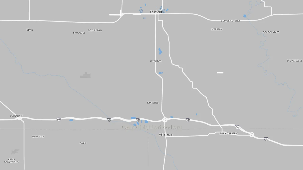 Transit Grade map of Barnhill, IL