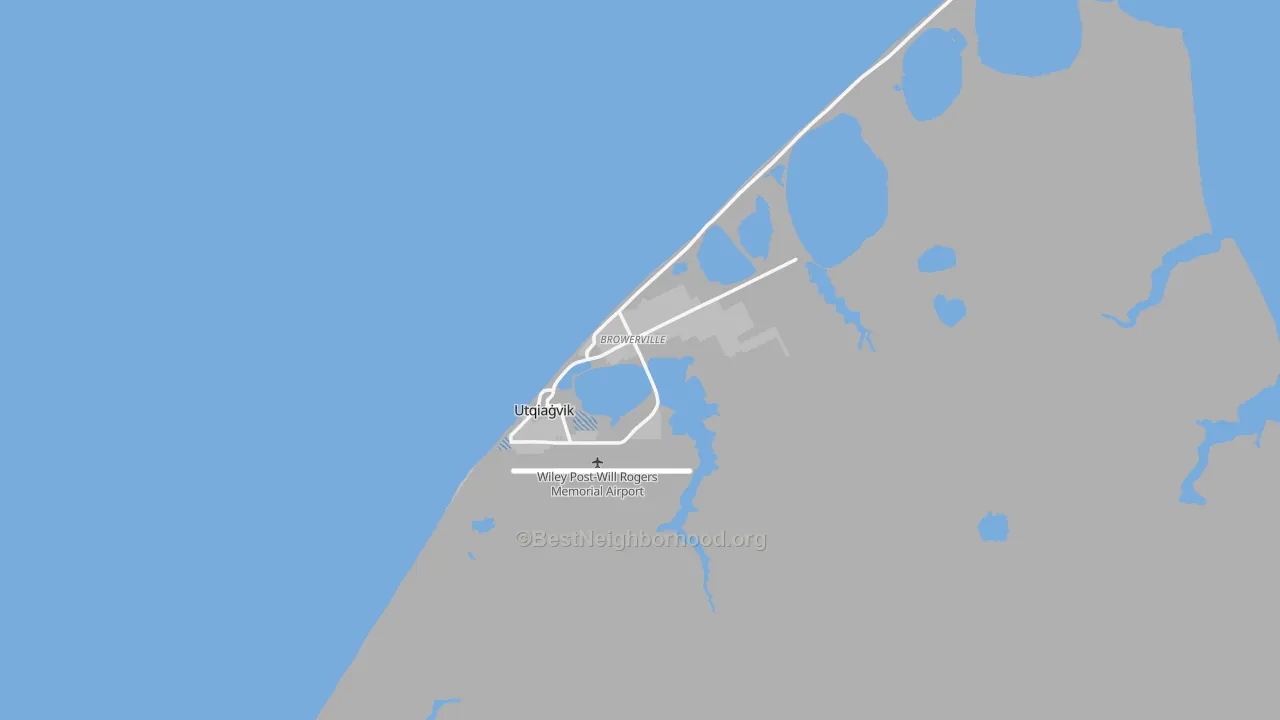Transit Grade map of Barrow, AK