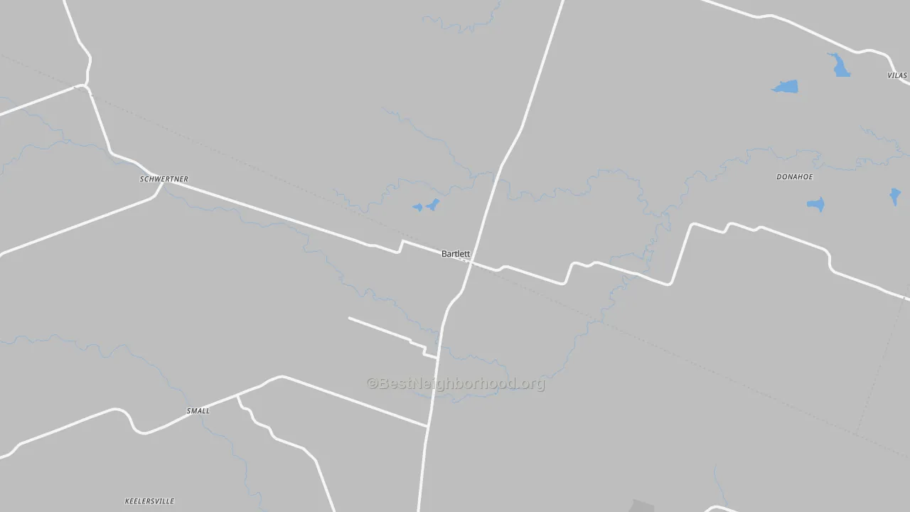 Transit Grade map of Bartlett, TX