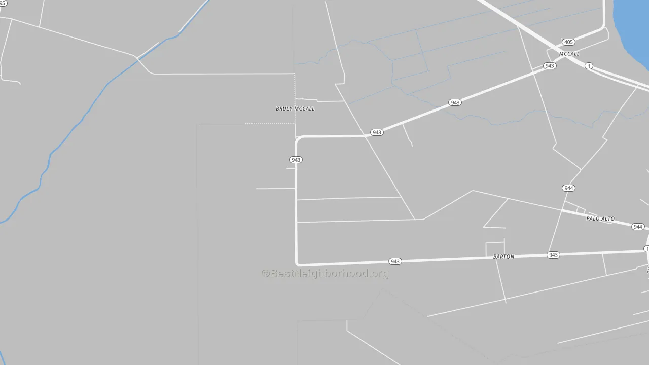 Transit Grade map of Barton, LA