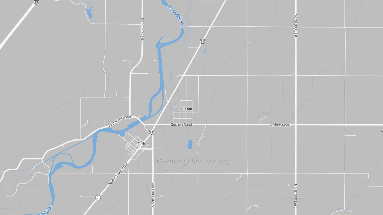 Transit Grade map of Basalt, ID