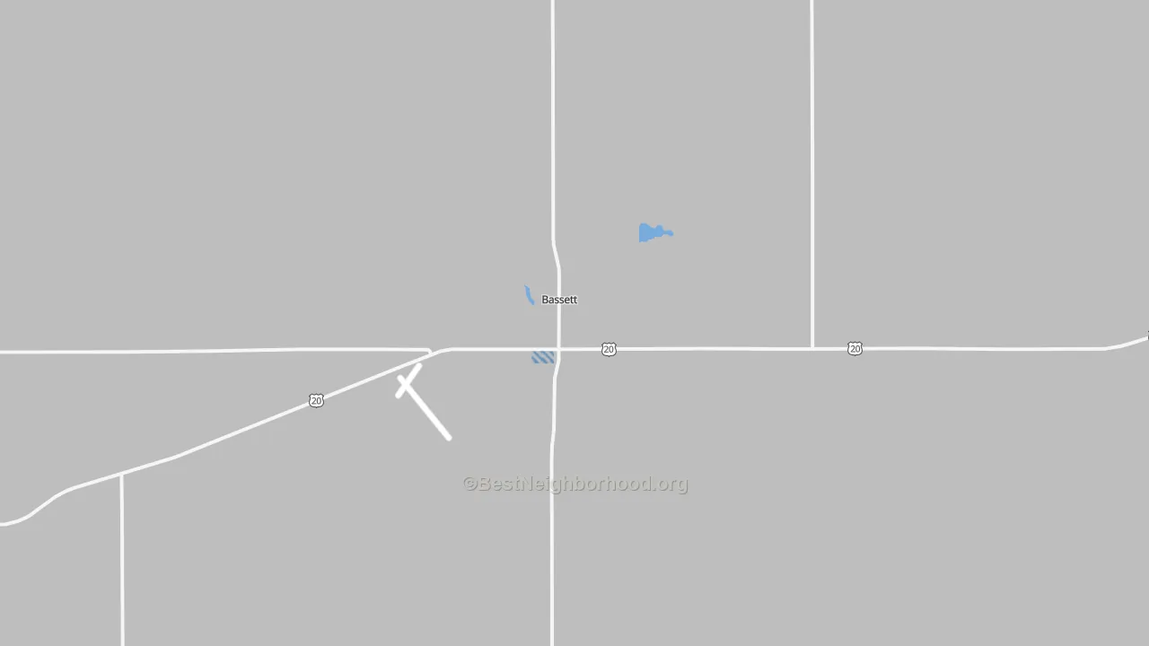 Transit Grade map of Bassett, NE
