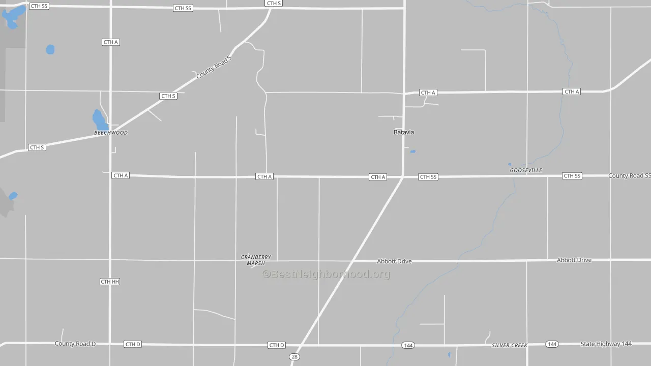 Transit Grade map of Batavia, WI