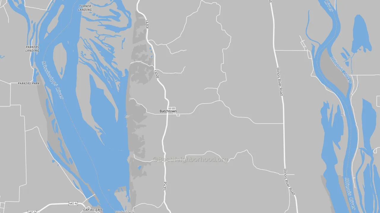 Transit Grade map of Batchtown, IL