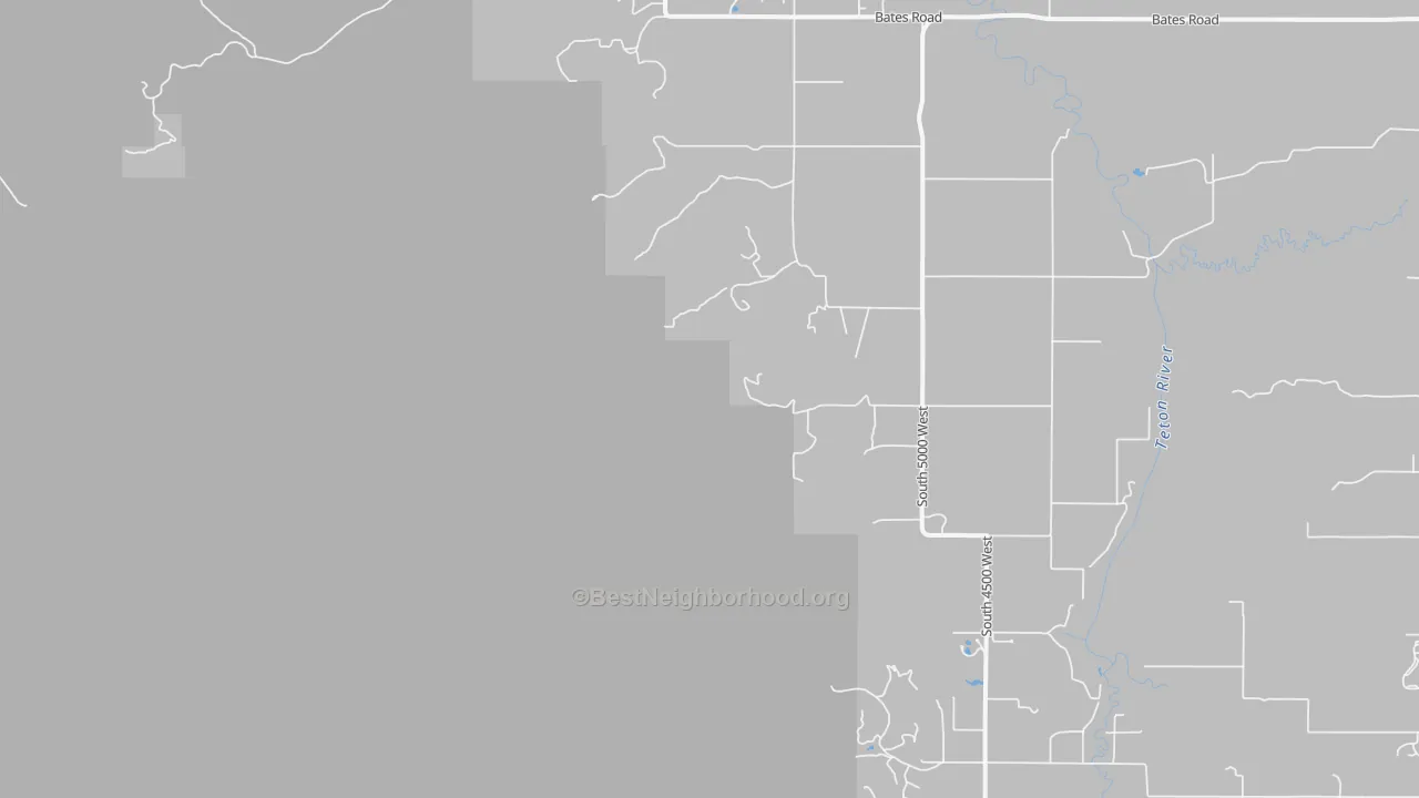 Transit Grade map of Bates, ID