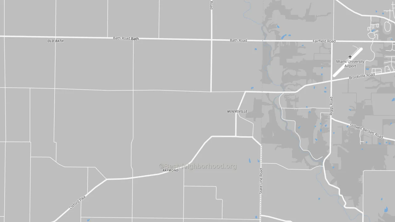 Transit Grade map of Bath, IN