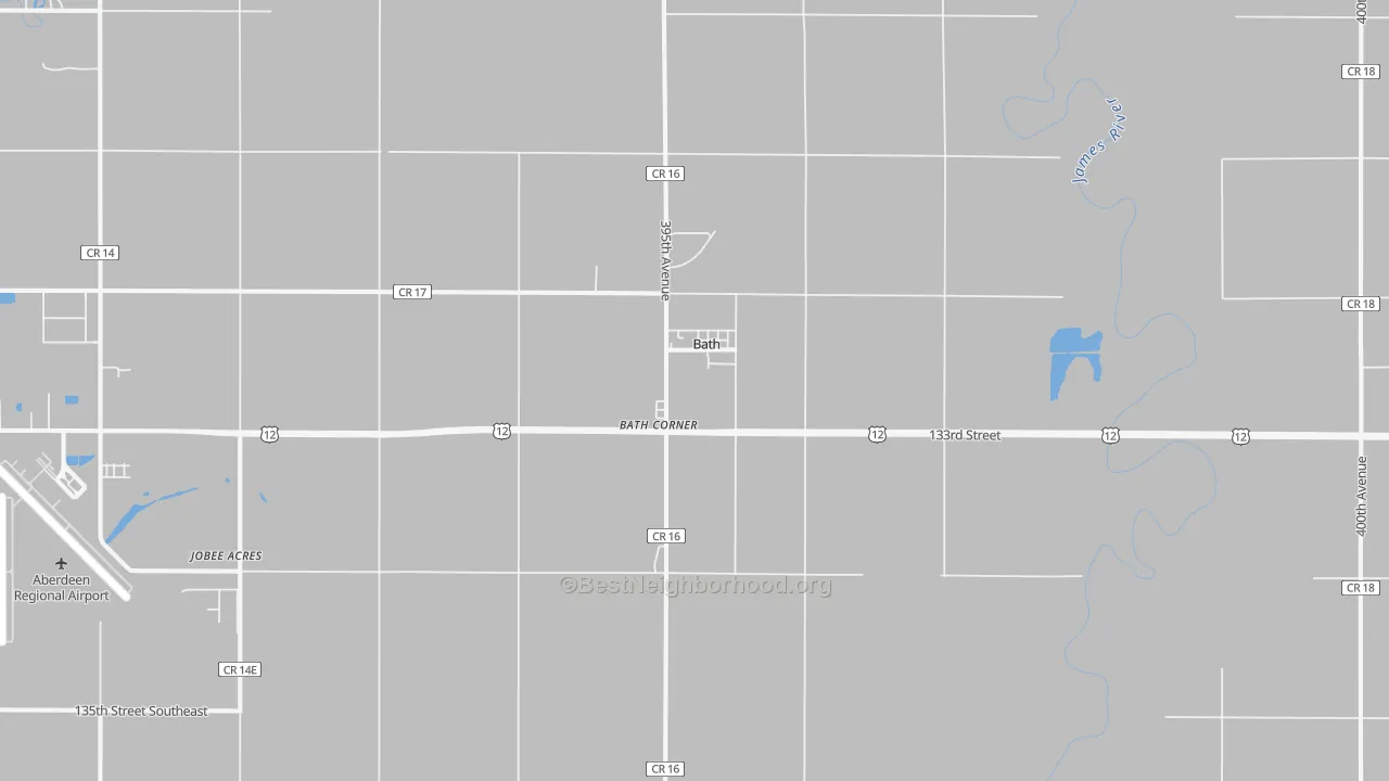 Transit Grade map of Bath, SD