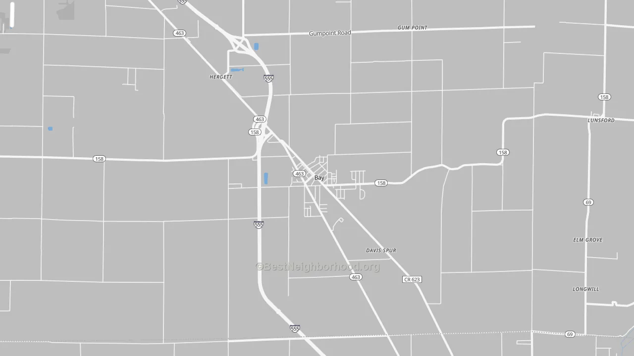 Transit Grade map of Bay, AR