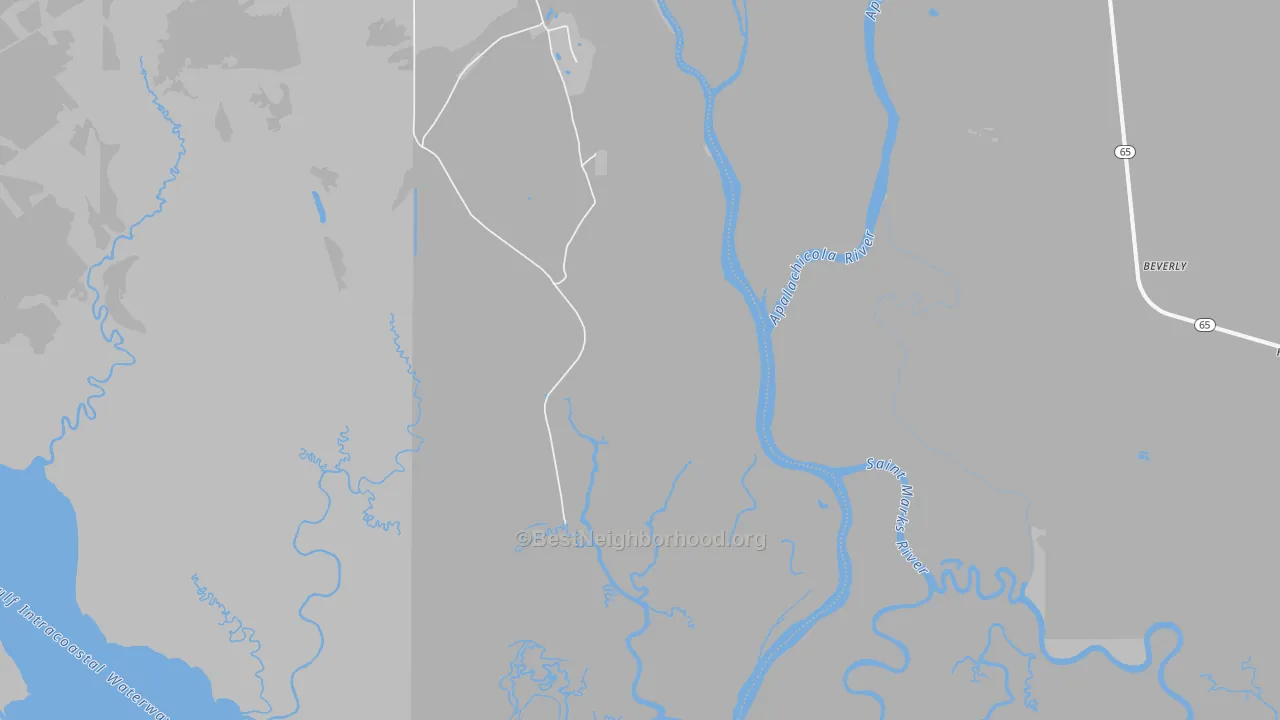 Transit Grade map of Bay City, FL