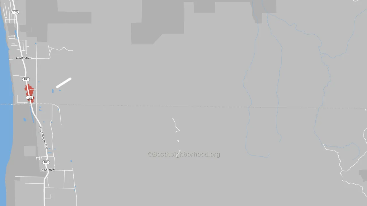 Transit Grade map of Bay City, WA