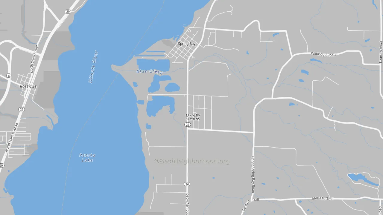 Transit Grade map of Bay View Gardens, IL