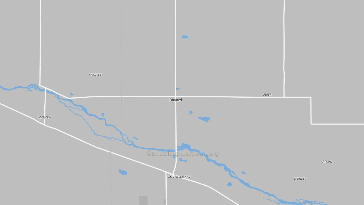 Transit Grade map of Bayard, NE