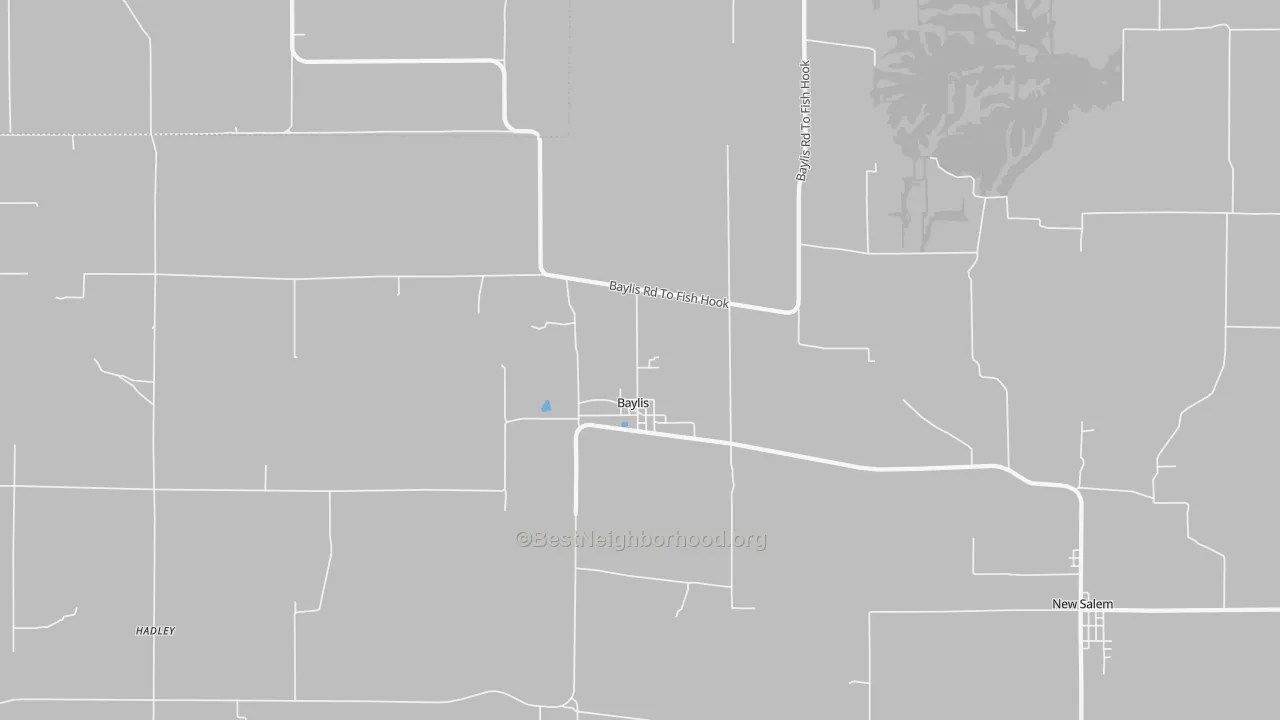 Transit Grade map of Baylis, IL