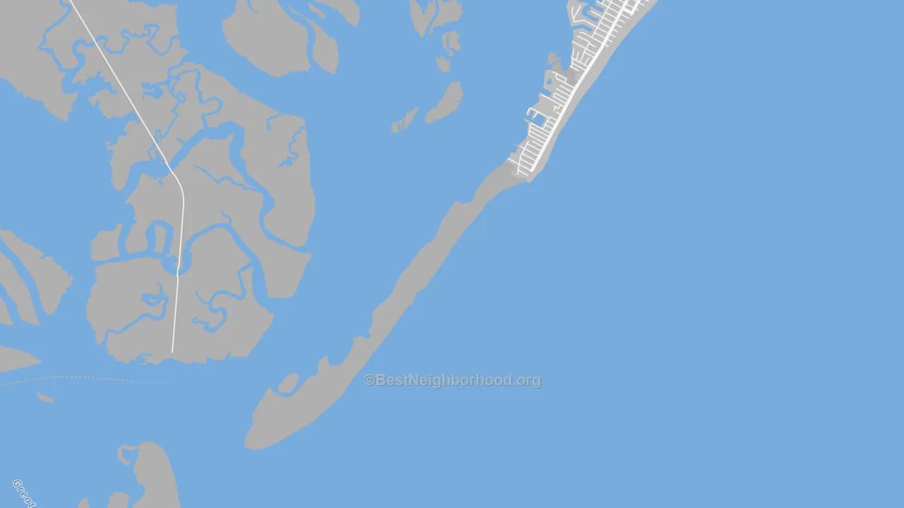 Transit Grade map of Beach Haven Heights, NJ