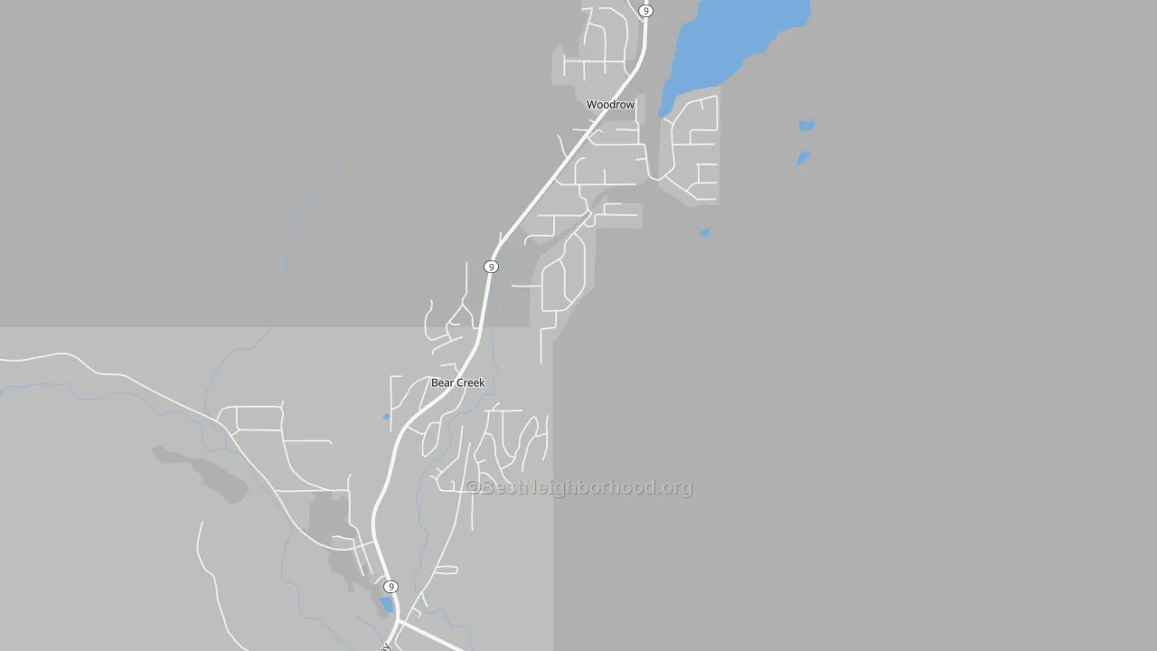 Transit Grade map of Bear Creek, AK