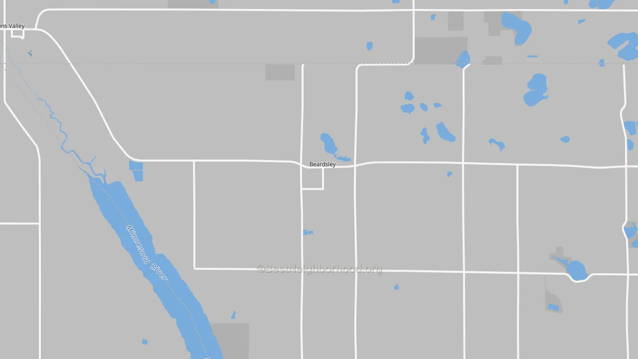 Transit Grade map of Beardsley, MN