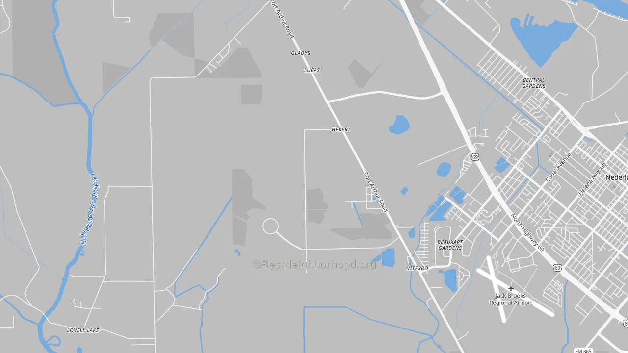 Transit Grade map of Beauxart Gardens, TX