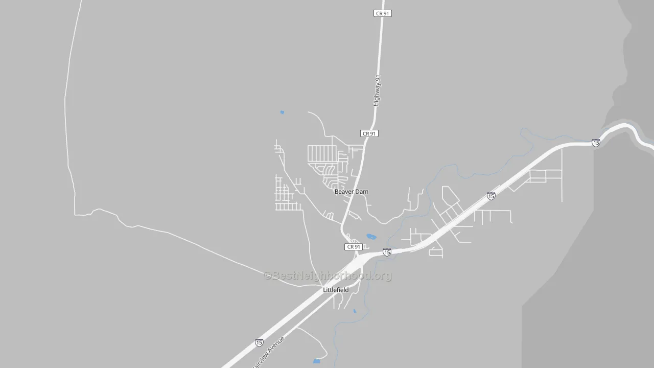 Transit Grade map of Beaver Dam, AZ