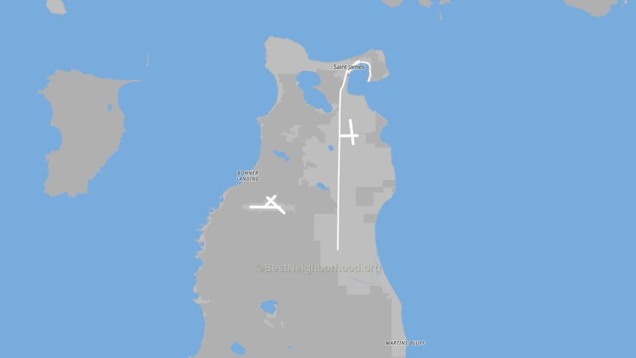 Transit Grade map of Beaver Island, MI