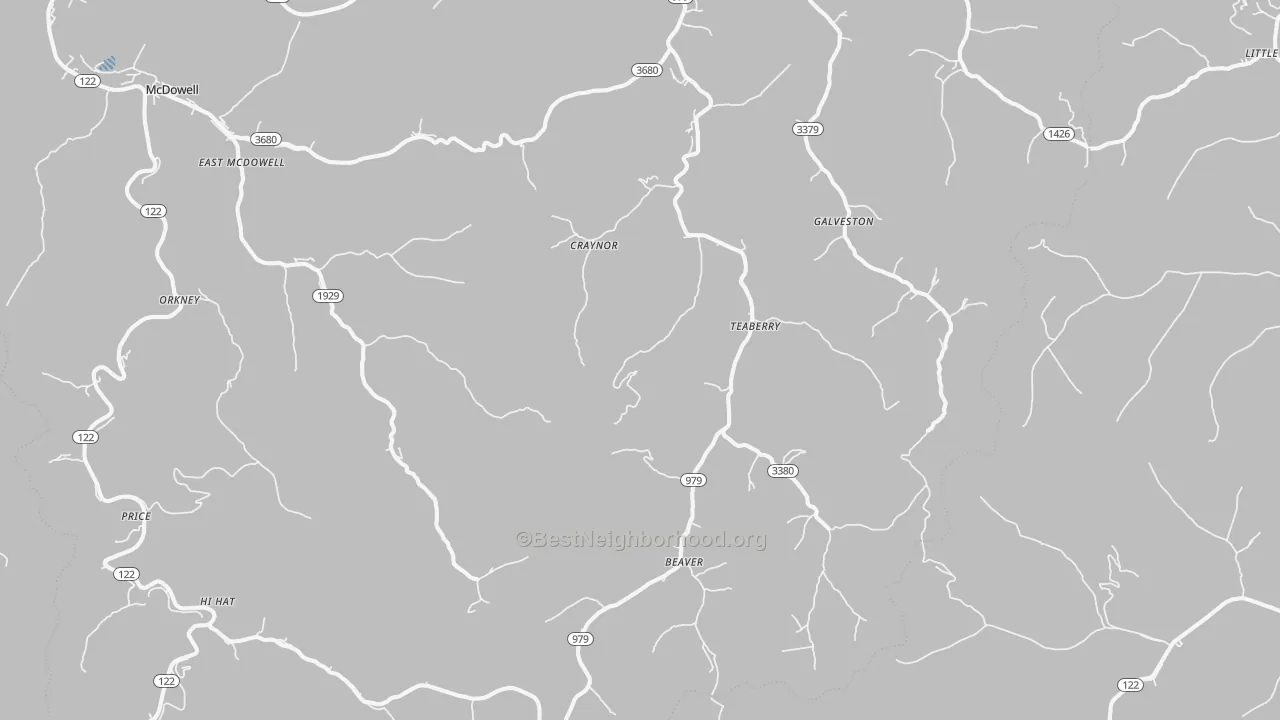 Transit Grade map of Beaver, KY