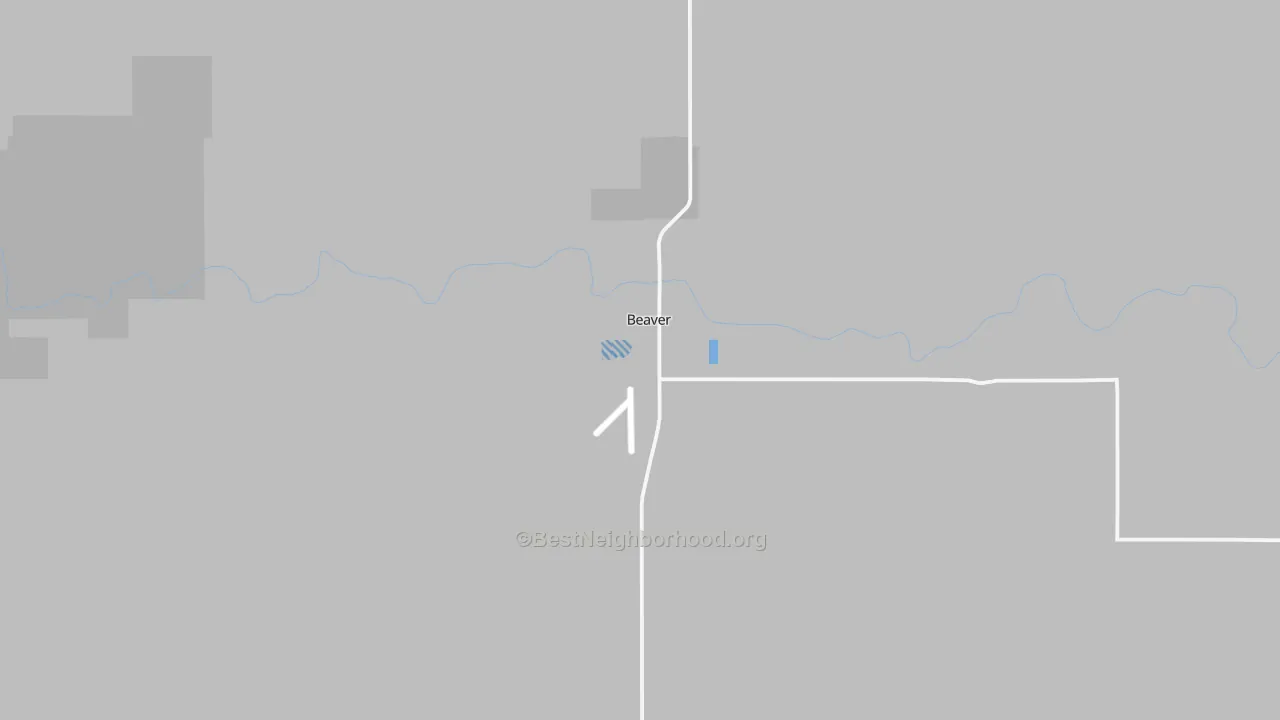 Transit Grade map of Beaver, OK
