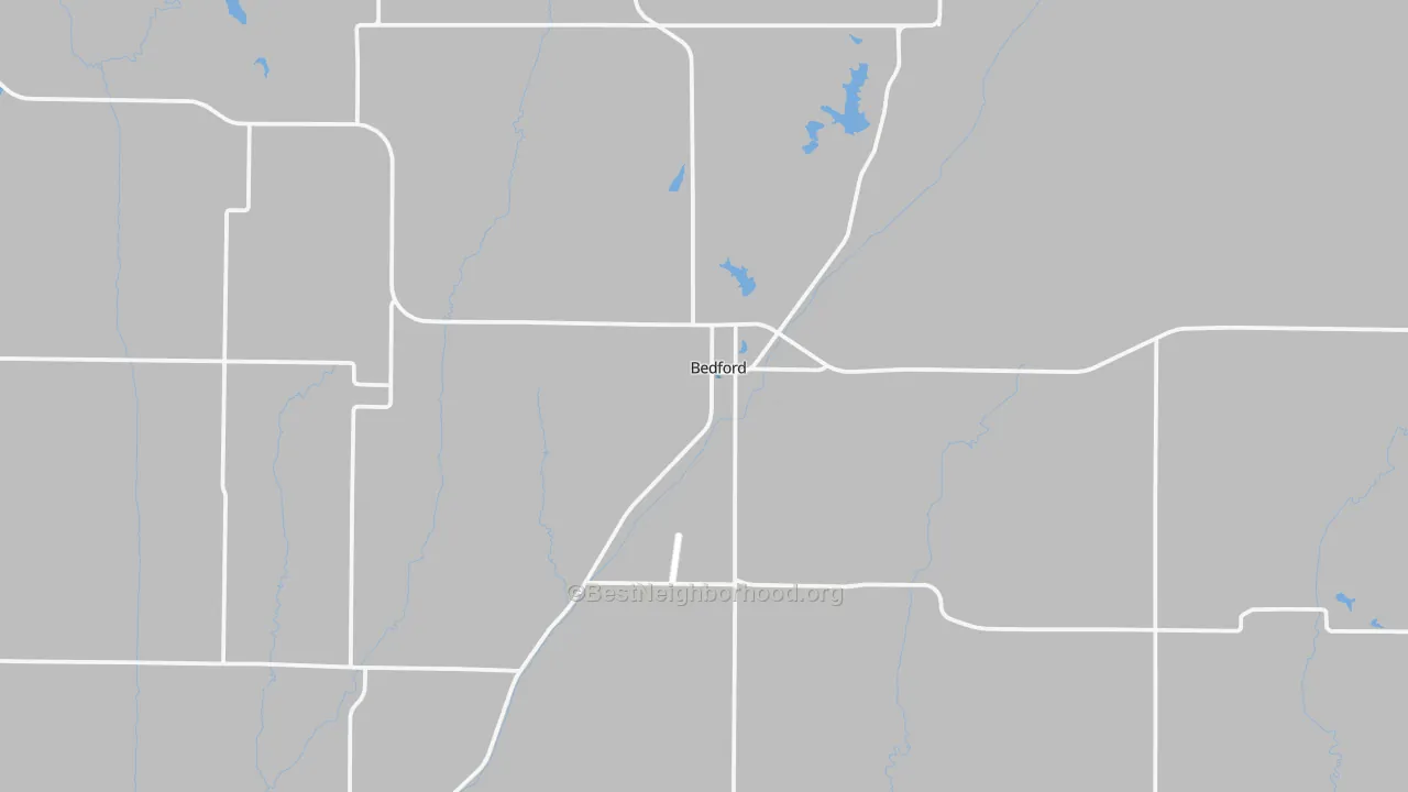 Transit Grade map of Bedford, IA