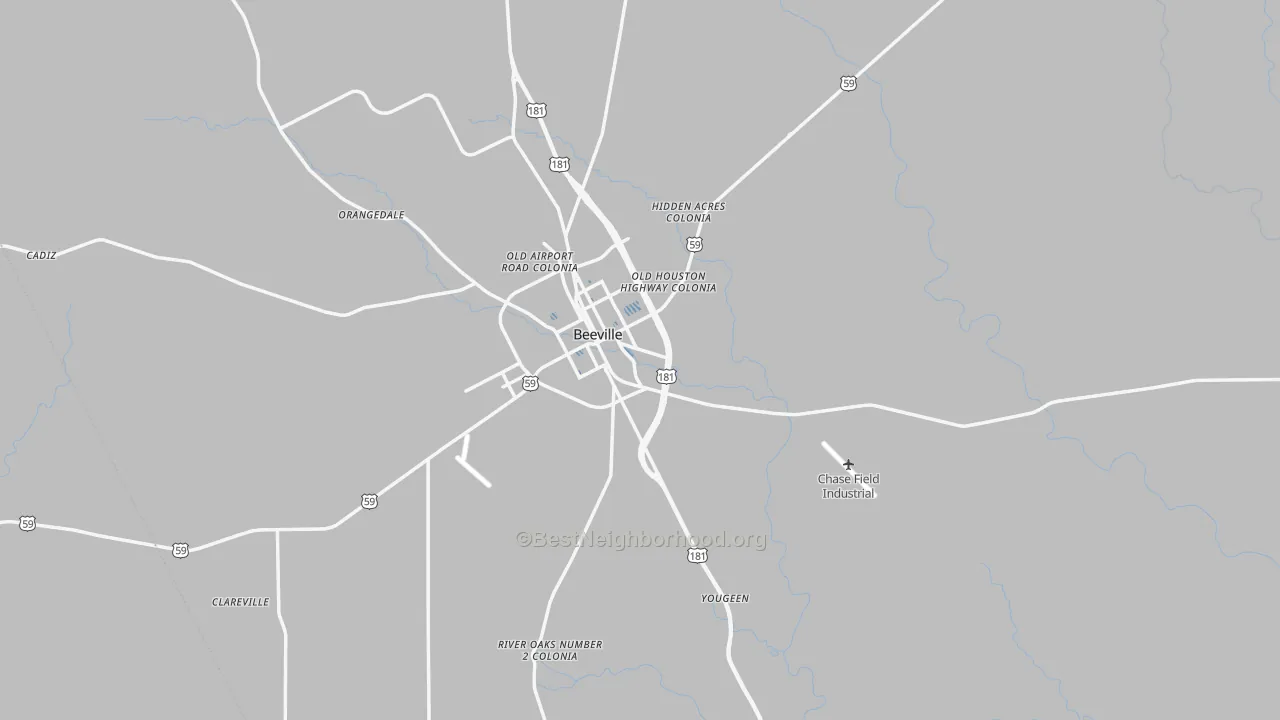 Transit Grade map of Bee County, TX