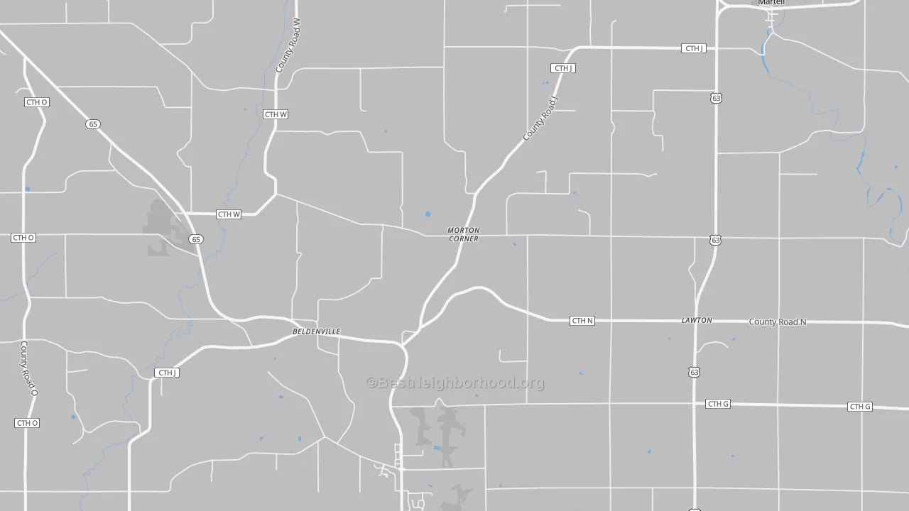 Transit Grade map of Beldenville, WI