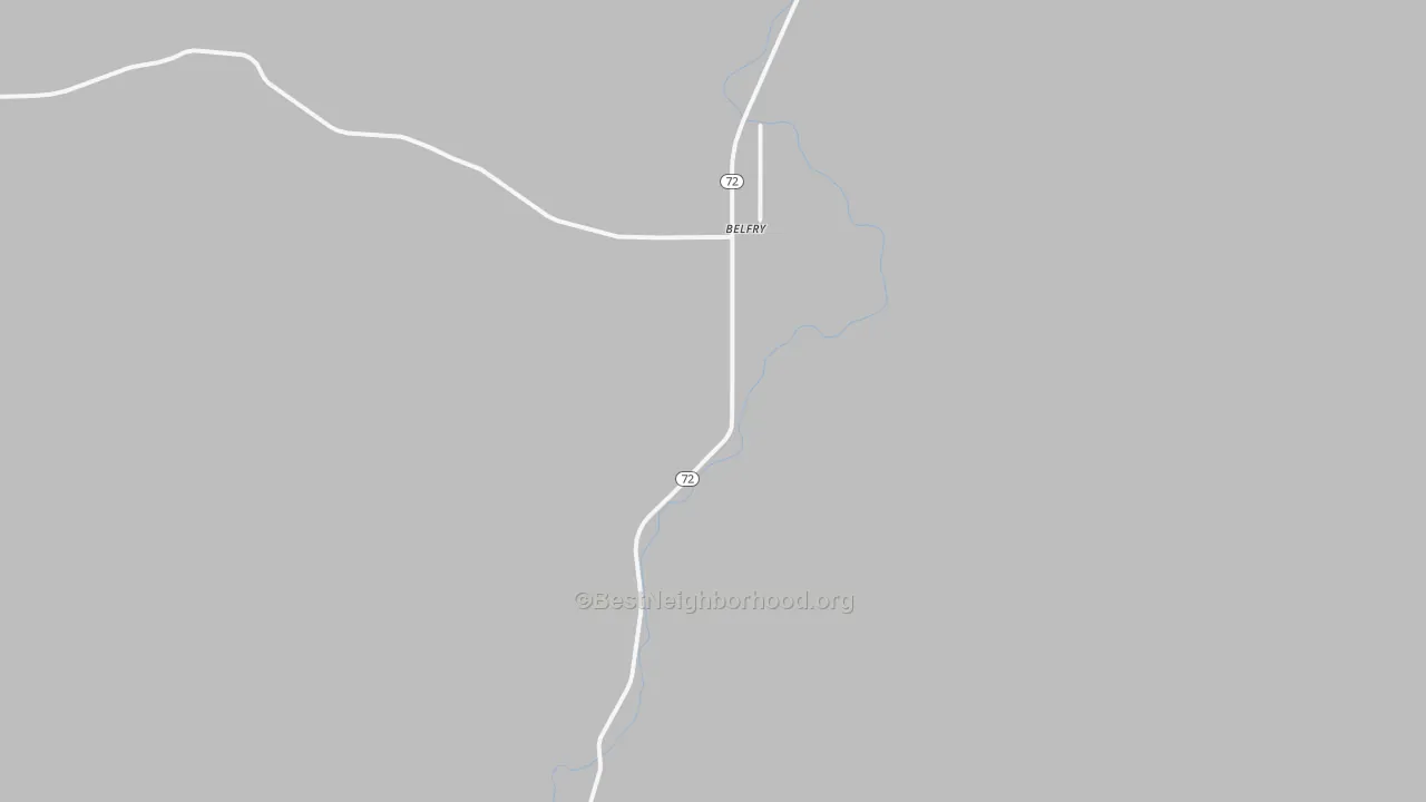 Transit Grade map of Belfry, MT